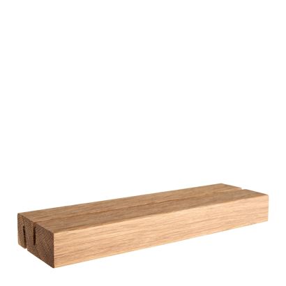 Kaarthouder van hout, voet voor variabel insteeksysteem MODUL null | 210 mm | null
