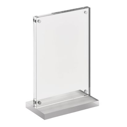 magnetische T-standaard met transparante, matte voet staand formaat | A6