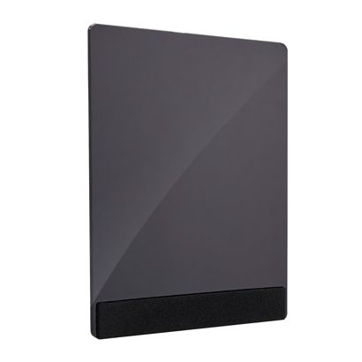 Acrylplaat voor het variabele steeksysteem MODUL, krijtbord zwart, PMMA A7 - 74 x 105 mm 
