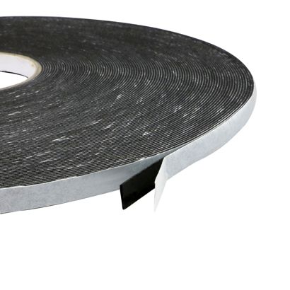 Dubbelzijdig PE-foamtape, zwart, 1 mm dik, sterk hechtend, EL100-02 12 mm