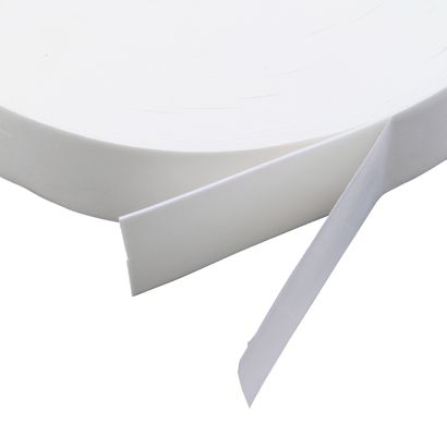 Dubbelzijdig PE-foamtape, wit, 1 mm dik, sterk hechtend, EL100 40 mm