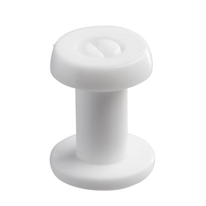 Kunststof studs, dikke uitvoering wit  | 10 mm