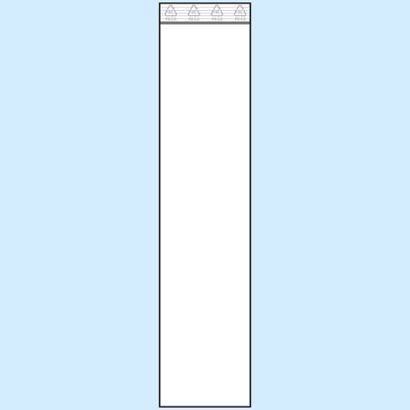 Gripzakken, PE-folie 40 x 170 mm | 50 µm