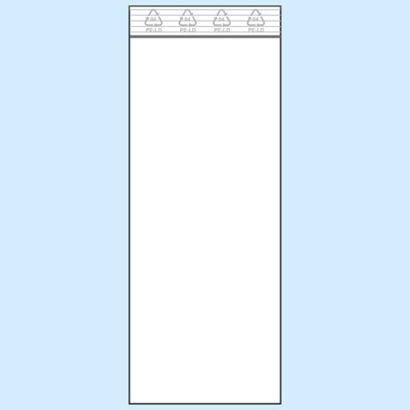 Gripzakken, PE-folie 50 x 130 mm | 50 µm