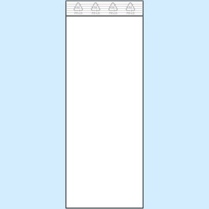 Gripzakken, PE-folie 60 x 160 mm | 50 µm