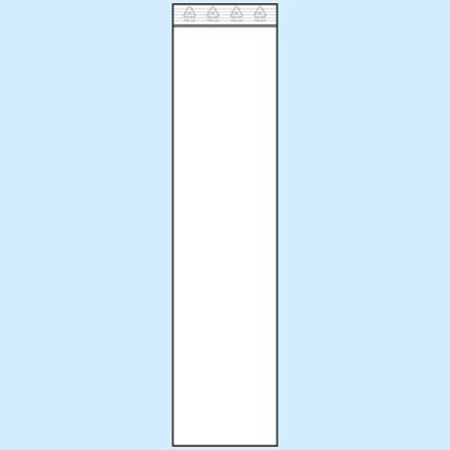 Gripzakken, PE-folie 60 x 260 mm | 50 µm