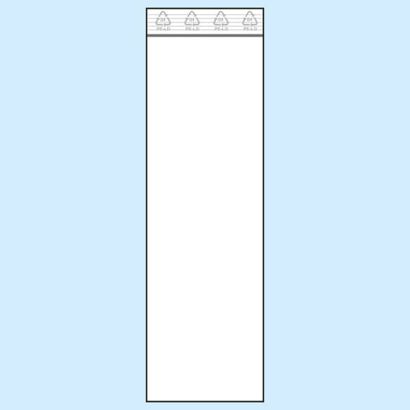 Gripzakken, PE-folie 80 x 250 mm | 50 µm