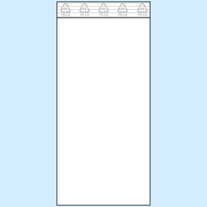 Gripzakken, PE-folie 100 x 220 mm | 50 µm
