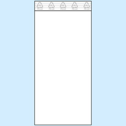 Gripzakken, PE-folie 110 x 220 mm | 90 µm