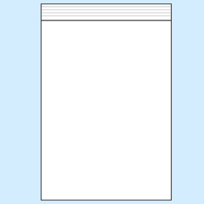 Gripzakken, PE-folie 160 x 220 mm | 90 µm