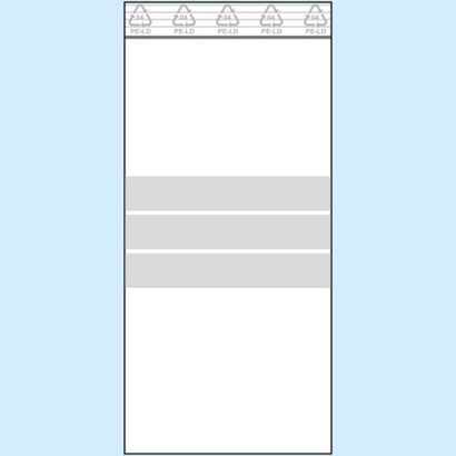 Gripzakken, met schrijfvlakken, PE-folie 100 x 220 mm | 90 µm