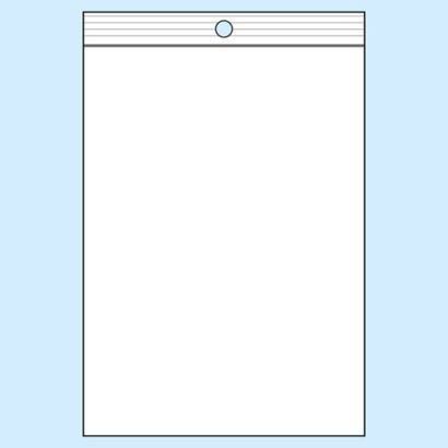 Gripzakken, met ronde perforatie, PP-folie 160 x 220 mm