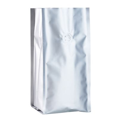 Koffiezakje met aromabeschermingsventiel, zilver 