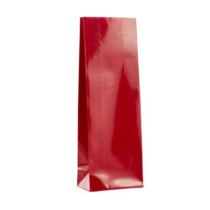 Blokbodemzak rood 80 x 50 x 252 mm 