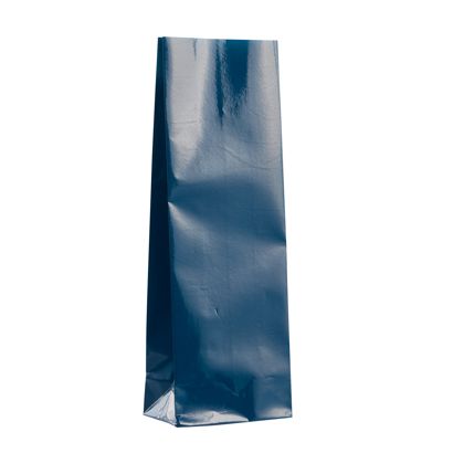 Blokbodemzak blauw 105 x 65 x 297 mm