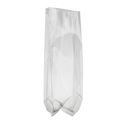 Zakken met zijvouw en sealnaad, OPP-folie 30 µm, 80 x 40 x 200 mm