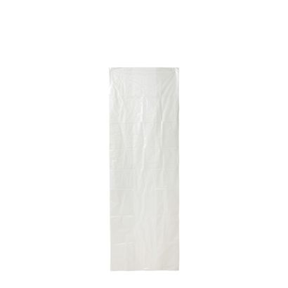 Zakken met zijvouw, PE folie 65 µm van gerecycled materiaal (doos met 100 stuks), 700 + 550 x 1500 mm