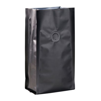 Koffiezakje met aromabeschermingsventiel, zwart 245 x 100 mm