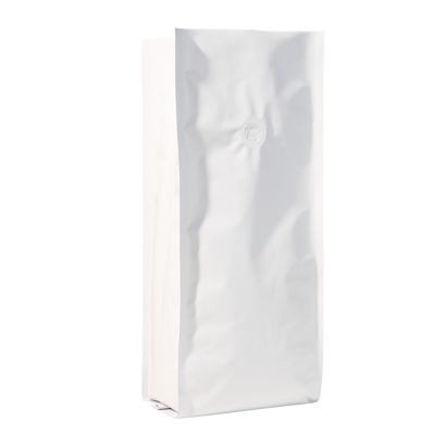 Koffiezakje met aromabeschermingsventiel, wit 375 x 140 mm
