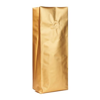 Zijvouwzakken met aromabeschermingsventiel, goud 330 x 105 mm