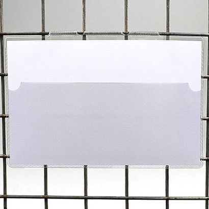 Logistieke hoezen/markeringshoezen voor draadboxen, met klemmen 