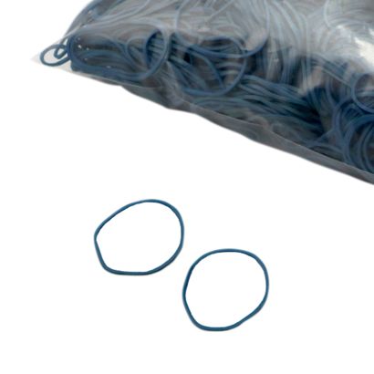 Rubberen elastieken, blauw 