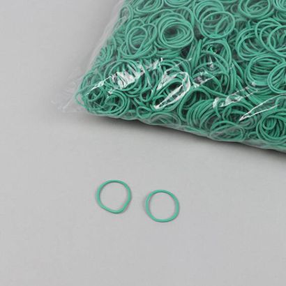 Rubberen elastieken, groen 1 mm | 20 mm