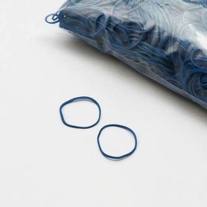 Rubberen elastieken, blauw 1 mm | 30 mm