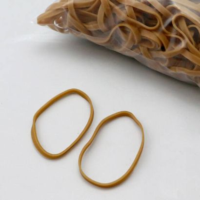 Rubberen elastieken, naturel 6 mm | 60 mm