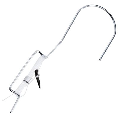 Haken met draad metalen splint | grote haak