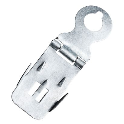 Hangers met haken voor lichtgewicht foamboards, 49 x 14 mm, verzinkt 