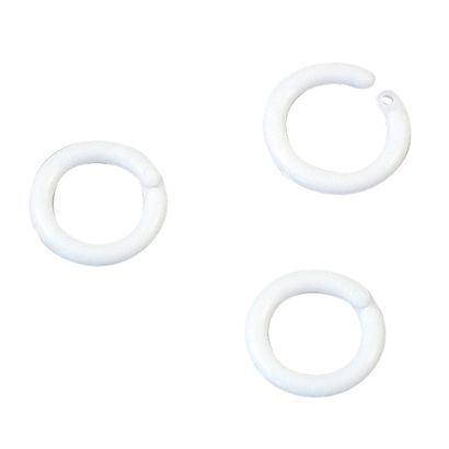 Scharnierringen 14 mm, kunststof wit 