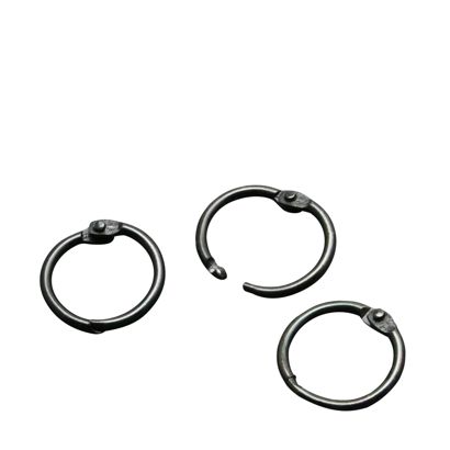 Scharnierringen metaal null | 14 mm - geopend verpakt