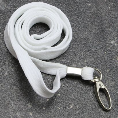 Lanyard, 10 mm breed null | met karabijnhaak