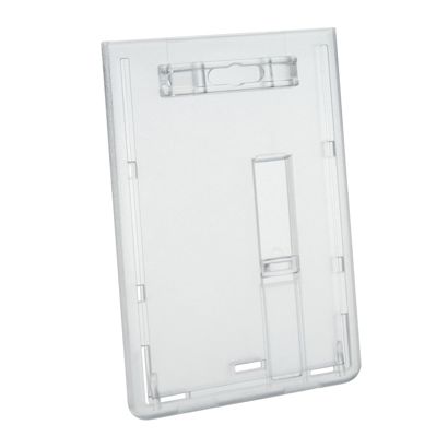 ID-kaarthouders hard plastic met transparante schuif, staand formaat 