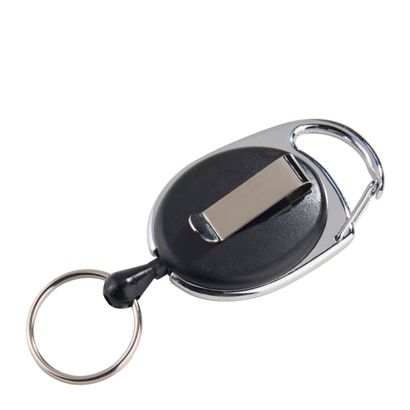 Uittrekbare sleutelhanger met clip null