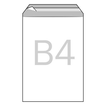 Mailing enveloppen met klep, afgeschuind, PP-folie, transparant 250 x 350 mm | 50 µm