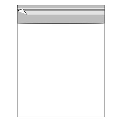 Mailing enveloppen met klep, hersluitbaar, OPP-folie, transparant 145 x 155 mm 