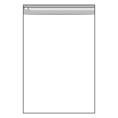 Mailing enveloppen met klep, hersluitbaar, OPP-folie, transparant 165 x 230 mm - C5