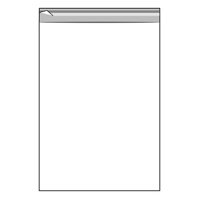 Mailing enveloppen met klep, hersluitbaar, OPP-folie, transparant 240 x 320 mm