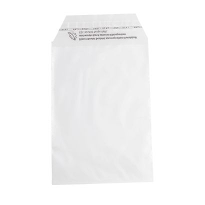 Mailing enveloppen met klep, hersluitbaar, PE-folie, transparant 119 x 162 mm - C6 - gerecycled