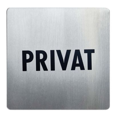 Informatiebord, roestvrij staal, 90 x 90 mm null