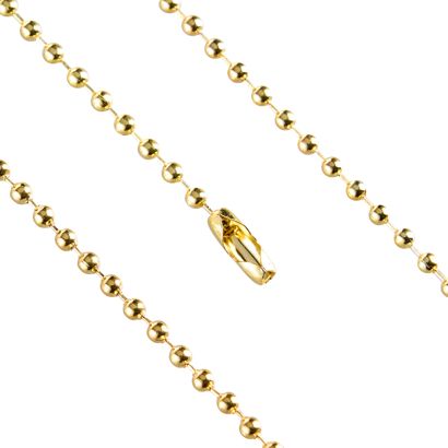 Kogelketting met sluiting null | 2,4 mm | 150 mm