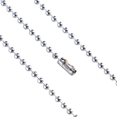 Kogelketting met sluiting null | 2,4 mm | 760 mm