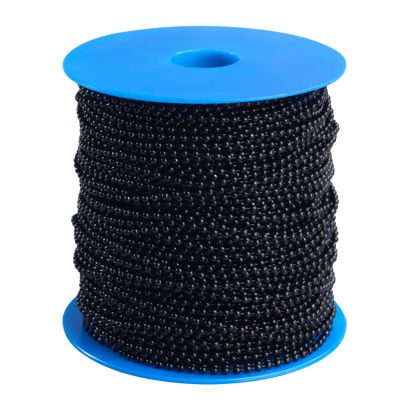 Kogelketting op rol 100 m | 2.4 mm | zwart  | metaal 