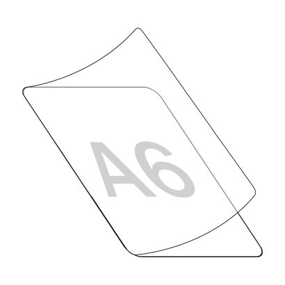 Zelflaminerende folie 117 x 160 mm, voor A6 A6