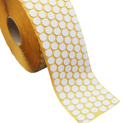 Dubbelzijdige kleefrondjes, PE-foam, 1 mm dik, sterk/sterk 17 mm | 10.000 STK