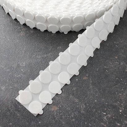Dubbelzijdige kleefrondjes, PE-foam, 2 mm dik, sterk/sterk 20 mm | 2.500 STK