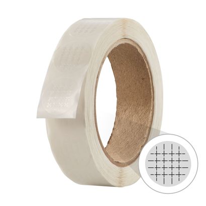Sluitzegels, eenzijdig sterk klevend, multi geperforeerd 25 mm | 4.000 STK