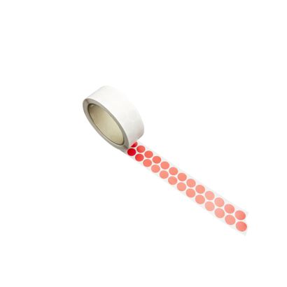 Textiel versterkte kleefrondjes, rood 15 mm | 1.000 STK